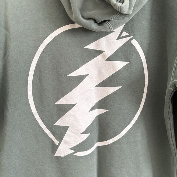 Grateful Dead Forever Hoodie Mens Large Green Sphere Las Vegas Merch Sweatshirt - Picture 7 of 10